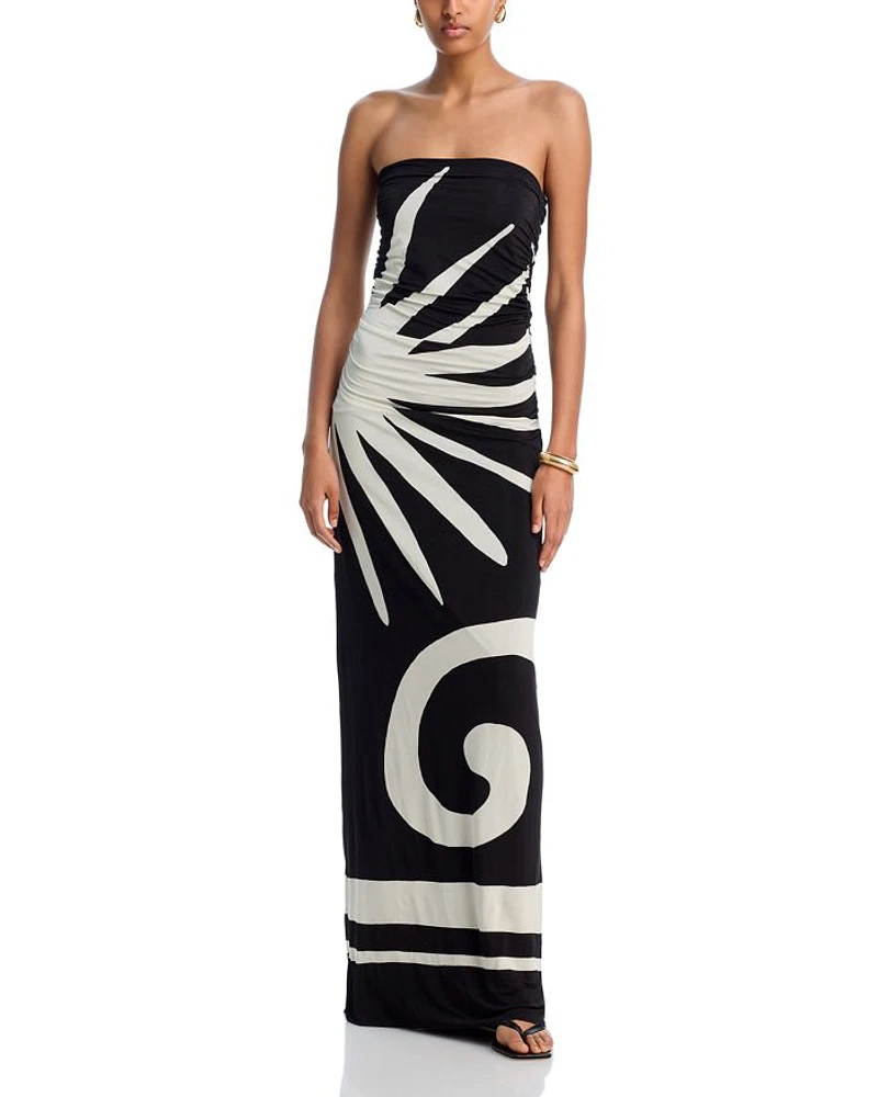 Daphne Printed Tube Dress - Exclusive