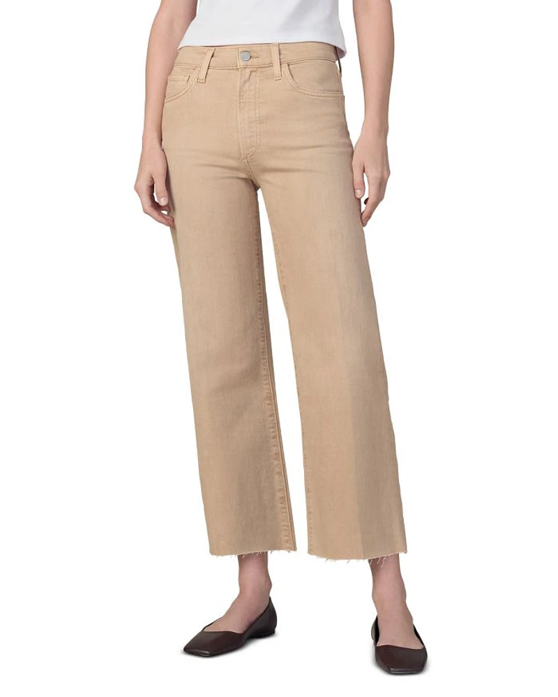 The Blake High Rise Ankle Wide Leg Jeans Sunkissed