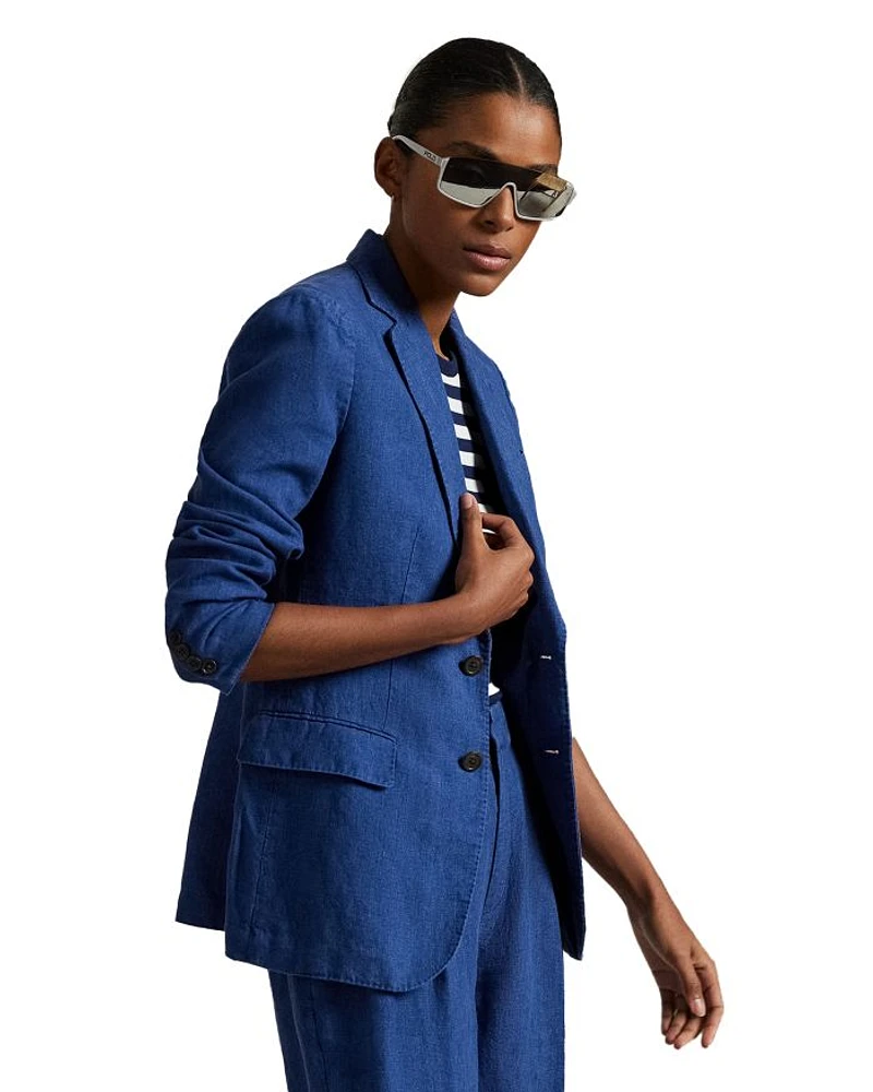 Woven Linen Blazer