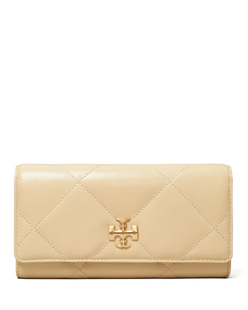 Kira Diamond Quilt Flap Wallet