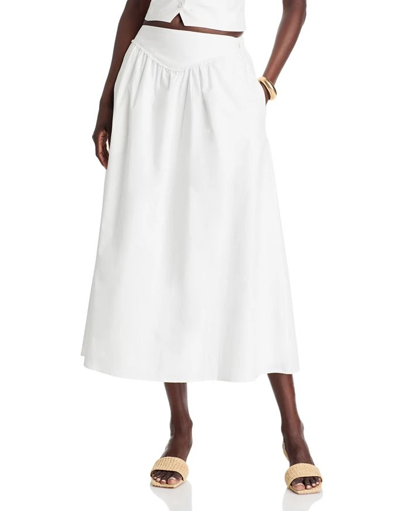Claire Drop Waist A Line Skirt