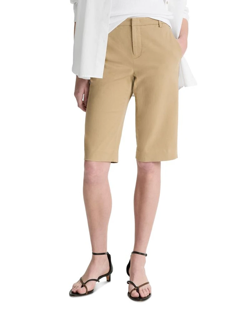 Mid Rise Chino Shorts