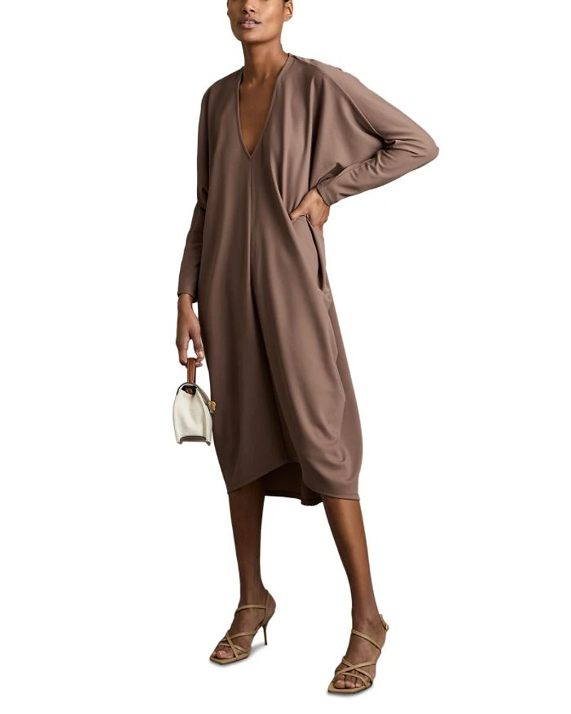 Gracie Draped Jersey Dress