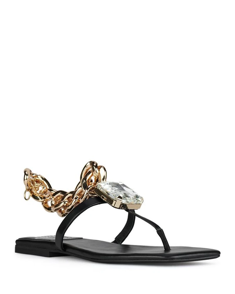 Women's Ring-On-It Embellished Thong Sandals