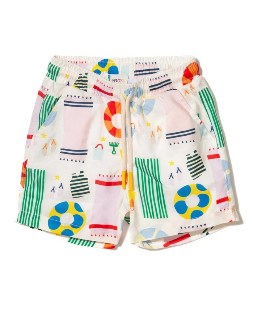 Boys' UPF 50+ Recycled Fishing Net Swim Trunk - Baby