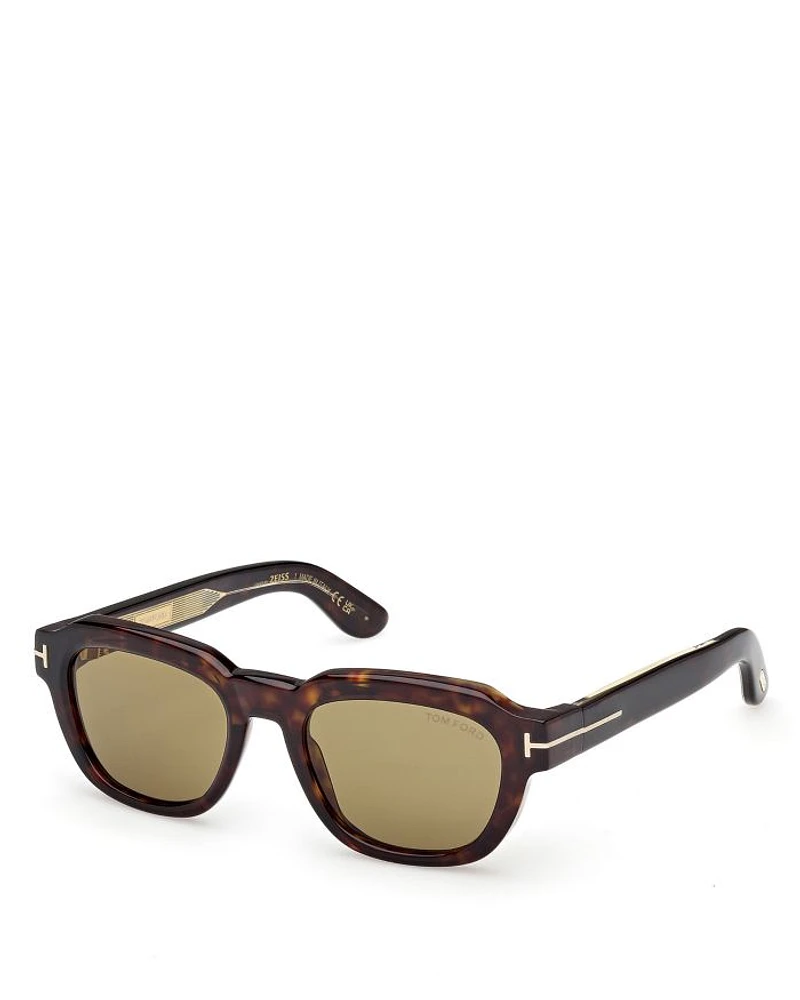 Icon Collection Square Sunglasses, 52mm