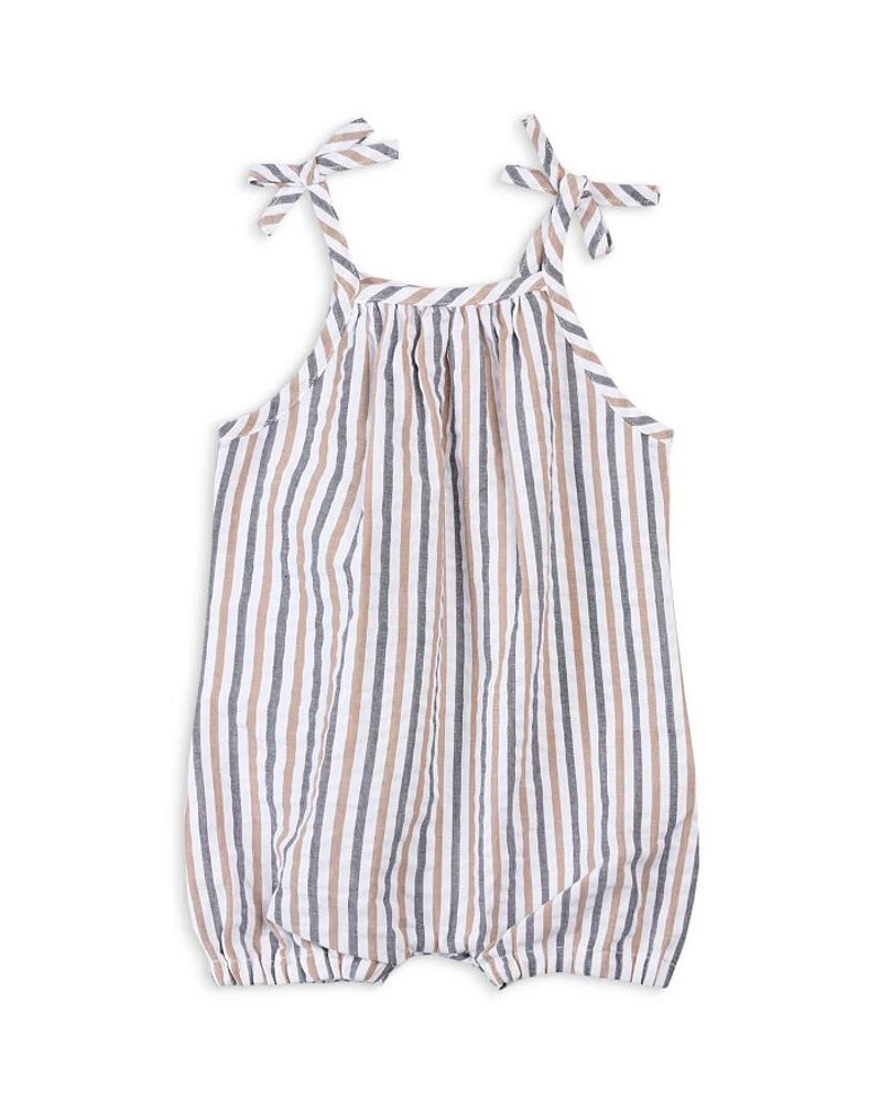 Girls' Striped Seersucker Romper - Baby