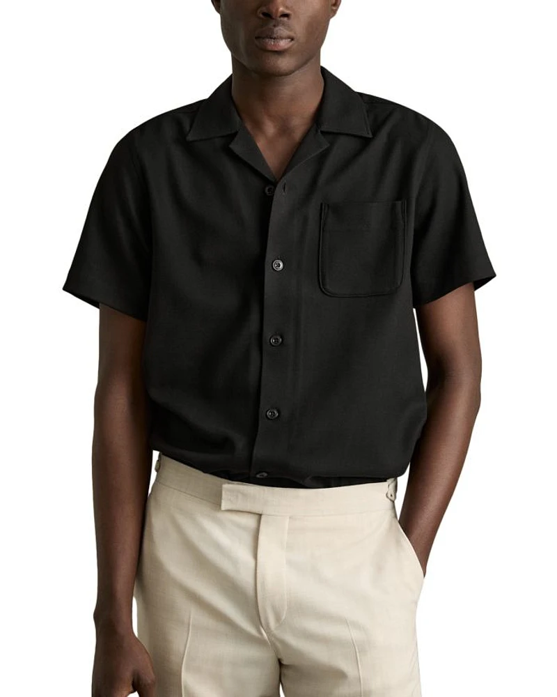 Herringbone Camp Shirt