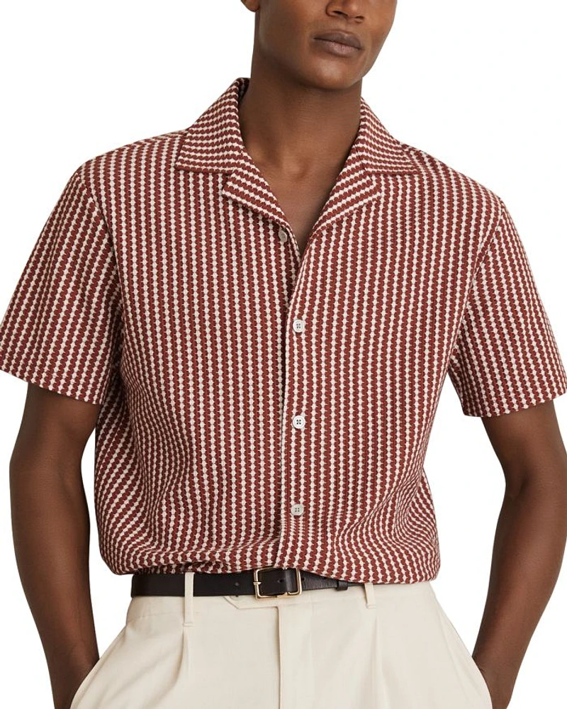 Tower Short Sleeve Printed Camp Shirt