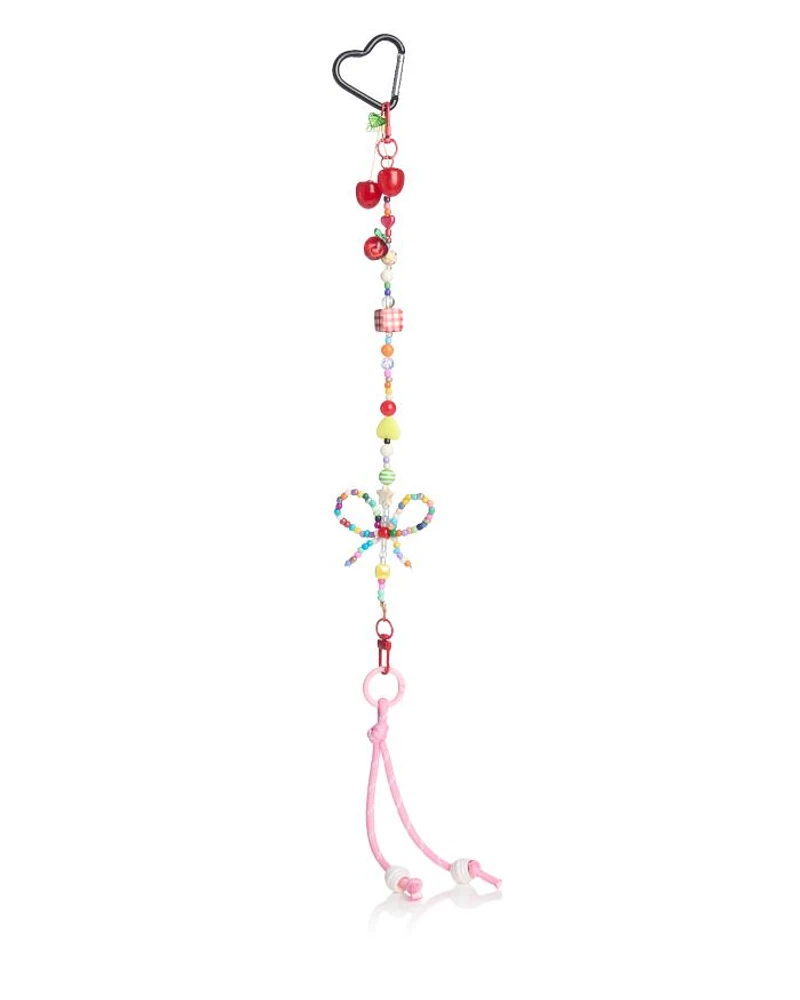 Bow Beaded Bag Charm - Exclusive