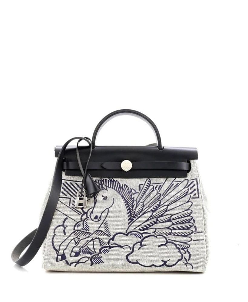 31 Herbag Zip Pegase Pop Toile and Leather