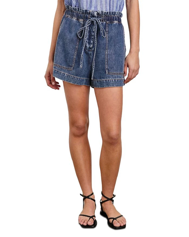 Foster Drawstring Denim Shorts
