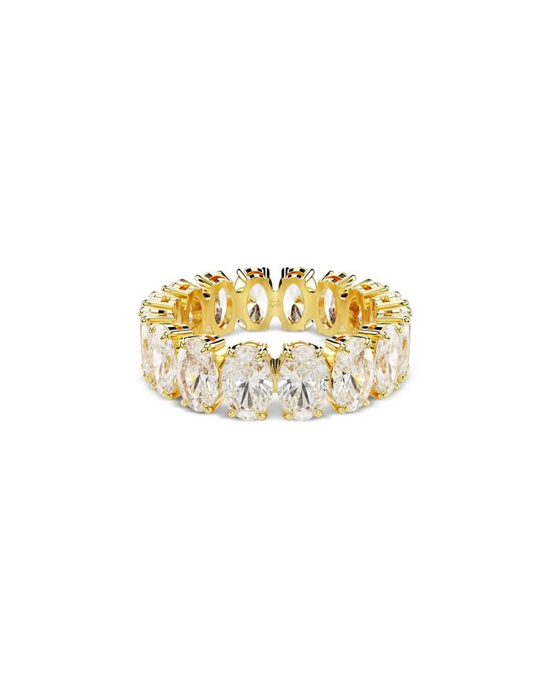 Matrix Oval Crystal Eternity Ring