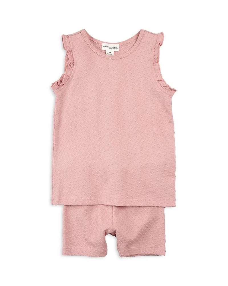 Girls' Tank Top & Biker Shorts Set - Baby