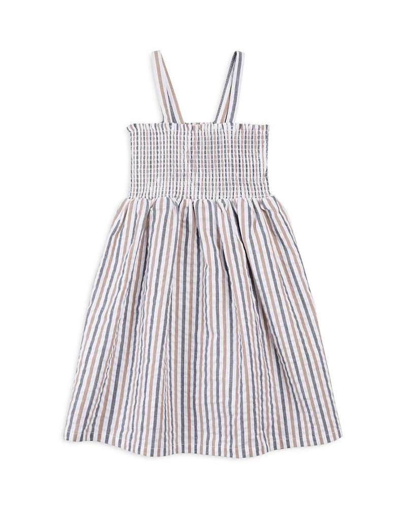 Girls' Striped Seersucker Dress - Little Kid