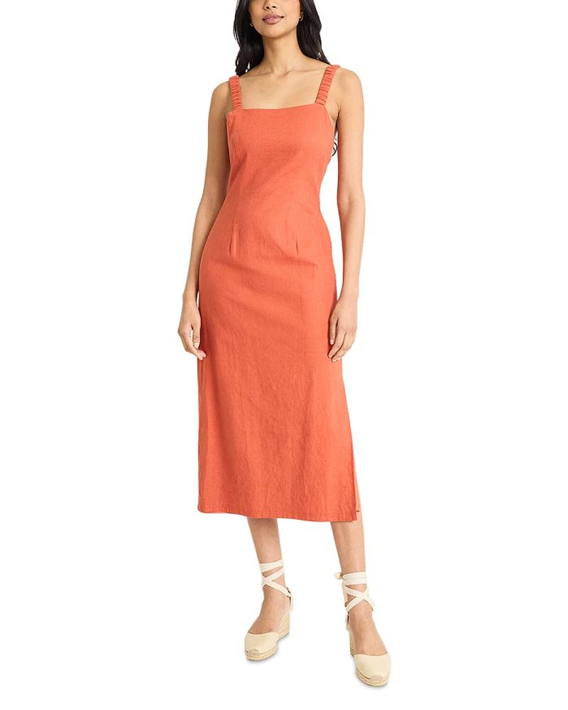 Side Slit Midi Dress