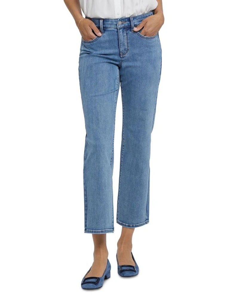 Marilyn Straight Ankle Jeans Minorca Island