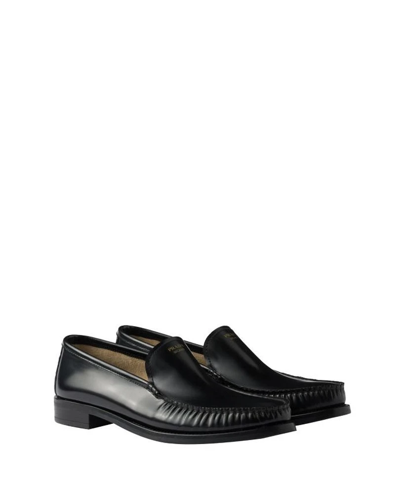 Women's Brushed Leather Loafers