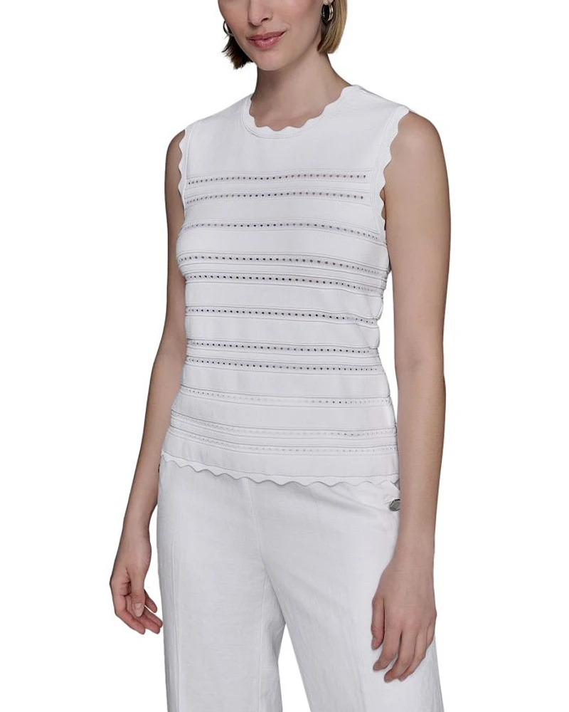 Scallop Edge Tank Top