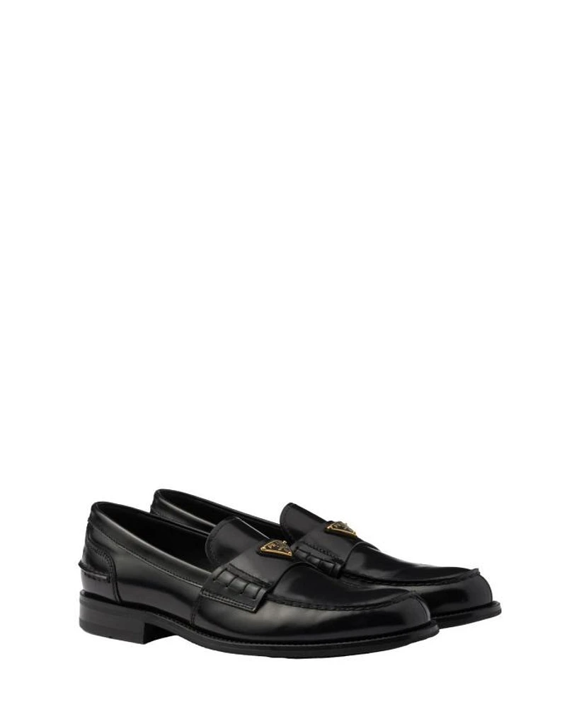 Men's Brushed Leather Loafers