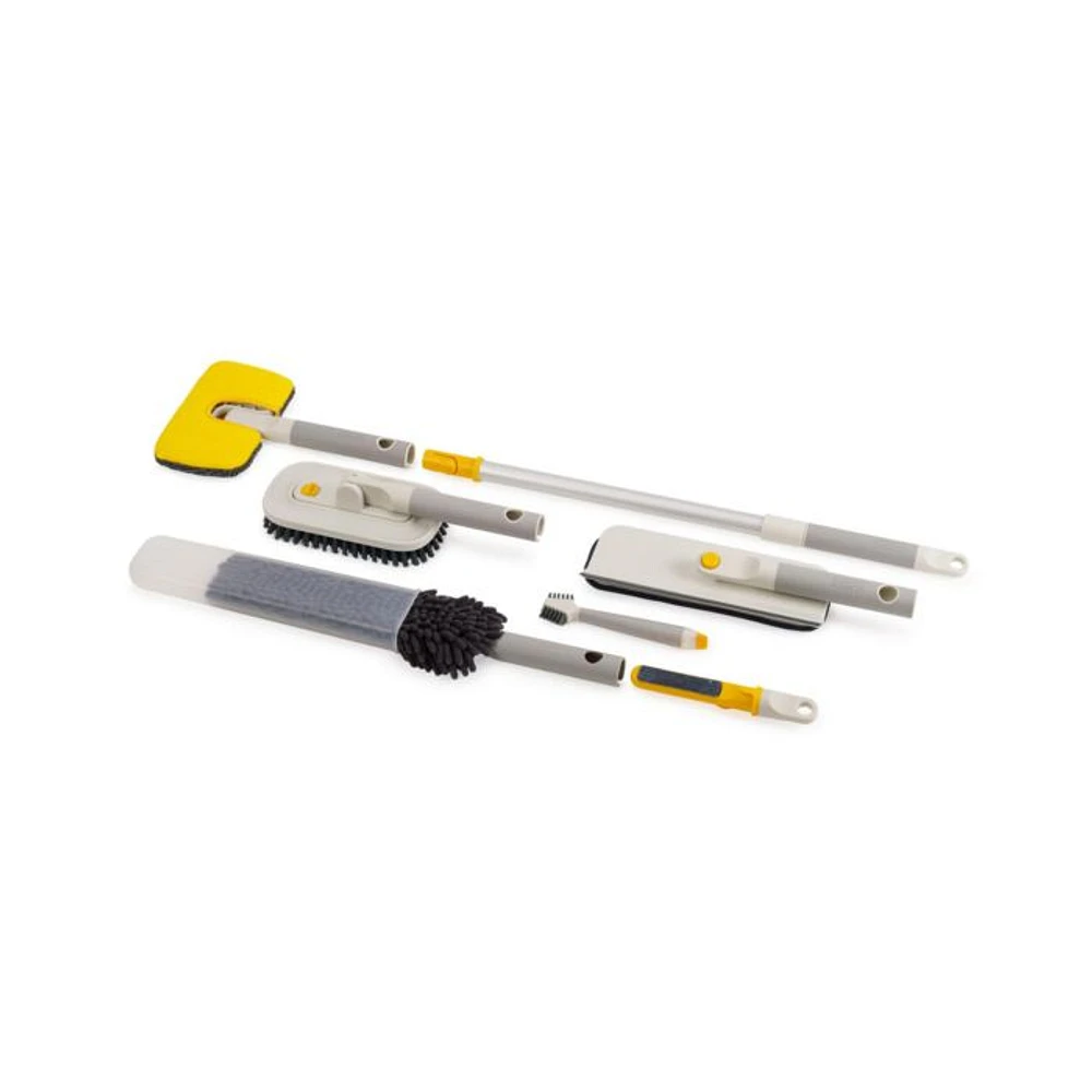 CleanTech 6-Piece Deep Cleaning Set with Extension Pole