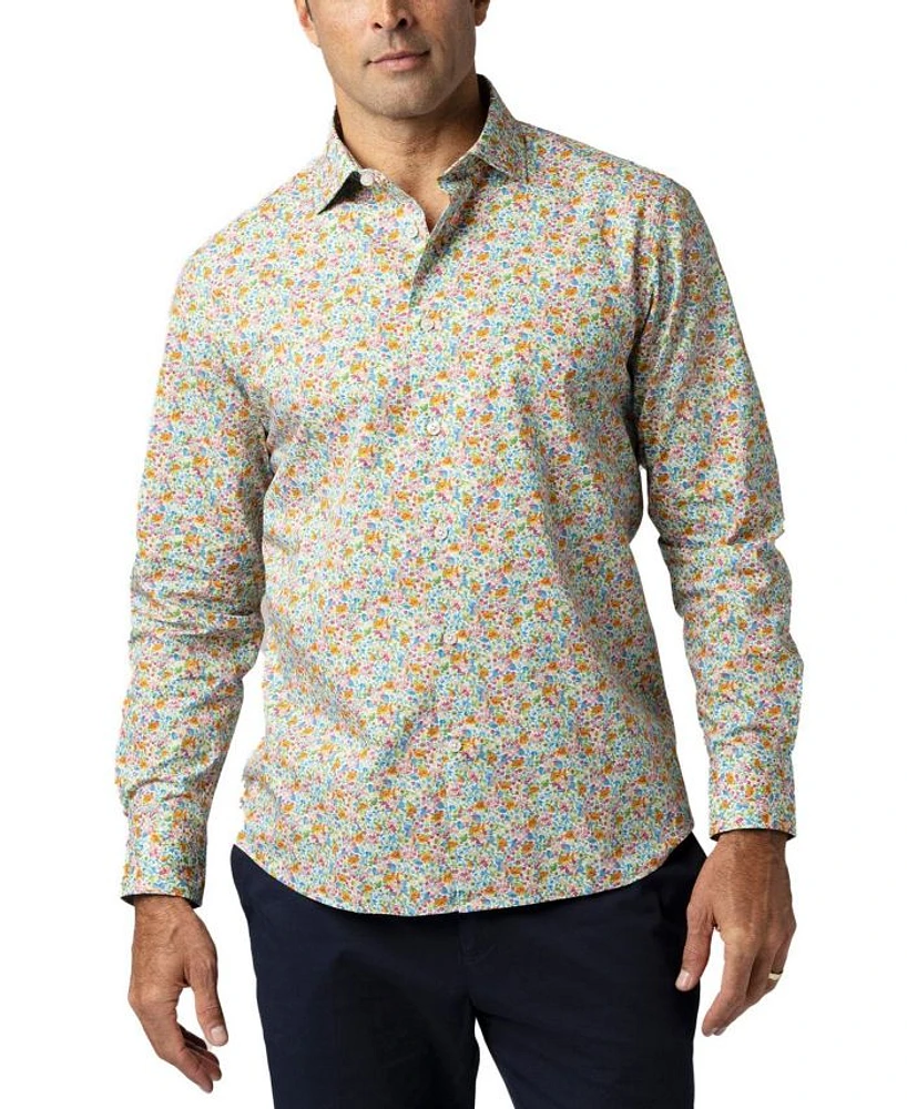Reynolds Spring Floral Print Contemporary Fit Shirt