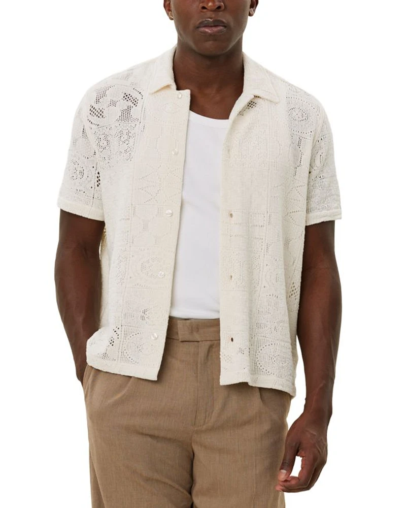 Hector Short Sleeve Lace Shirt