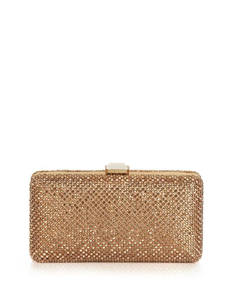 Rhinestone Box Clutch