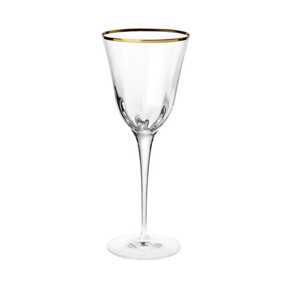 Optical Gold Water Glass