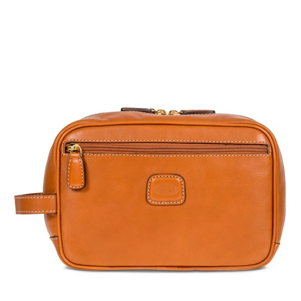 Life Pelle Traditional Leather Toiletry Kit