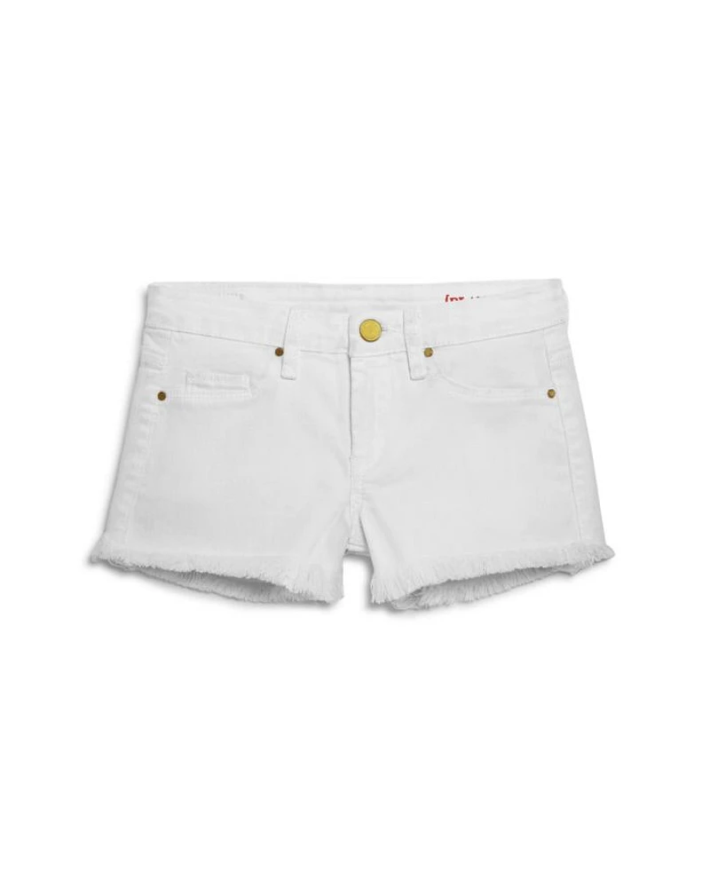Girls' White Cutoff Shorts - Big Kid