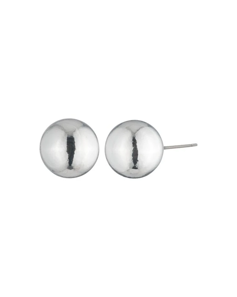 Large Sphere Stud Earrings