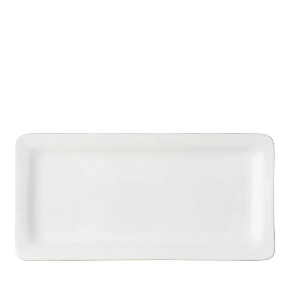 Puro Whitewash Rectangular Appetizer Platter