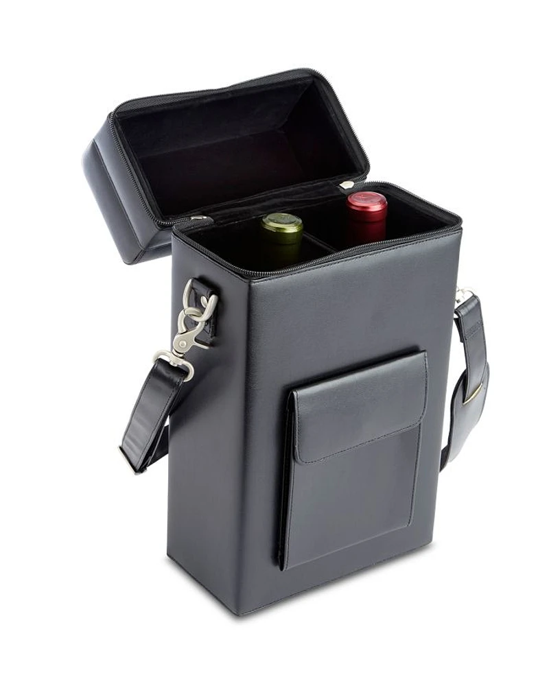 Leather Double Wine Carrying Case