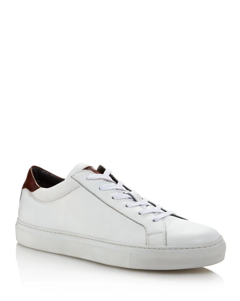 Men's Knox Leather Low-Top Sneakers