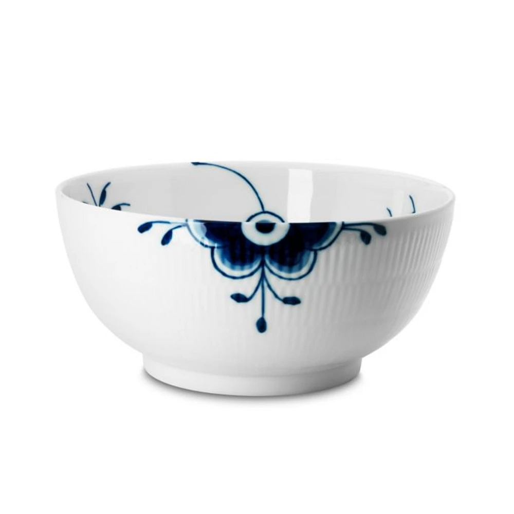 Blue Fluted Mega Serving Bowl, Large