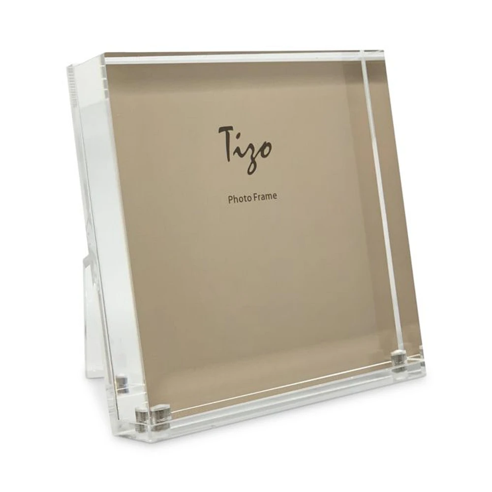 Lucite Easel Back 4" x 4" Picture Frame