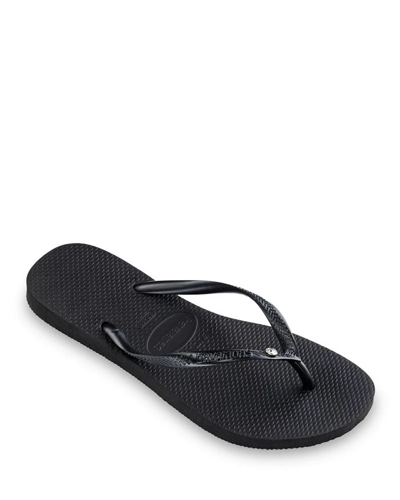 Women's Slim Crystal II Flip Flop Sandals