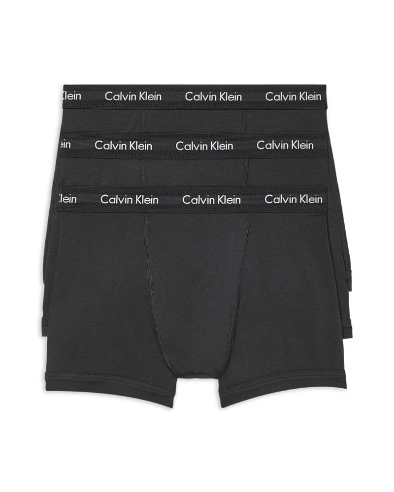 Cotton Stretch Moisture Wicking Boxer Briefs, Pack of 3