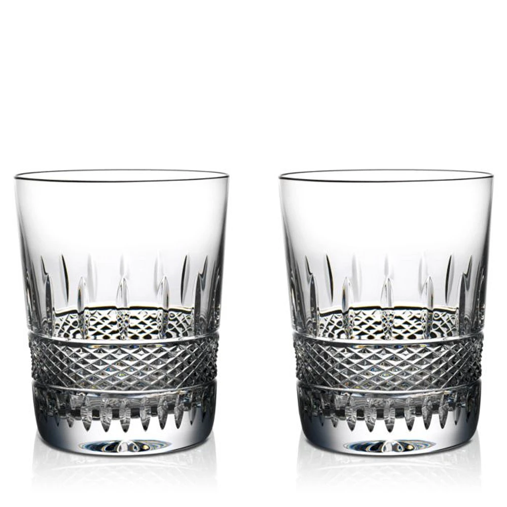 Irish Lace Double Old Fashioned Glass, Set of 2