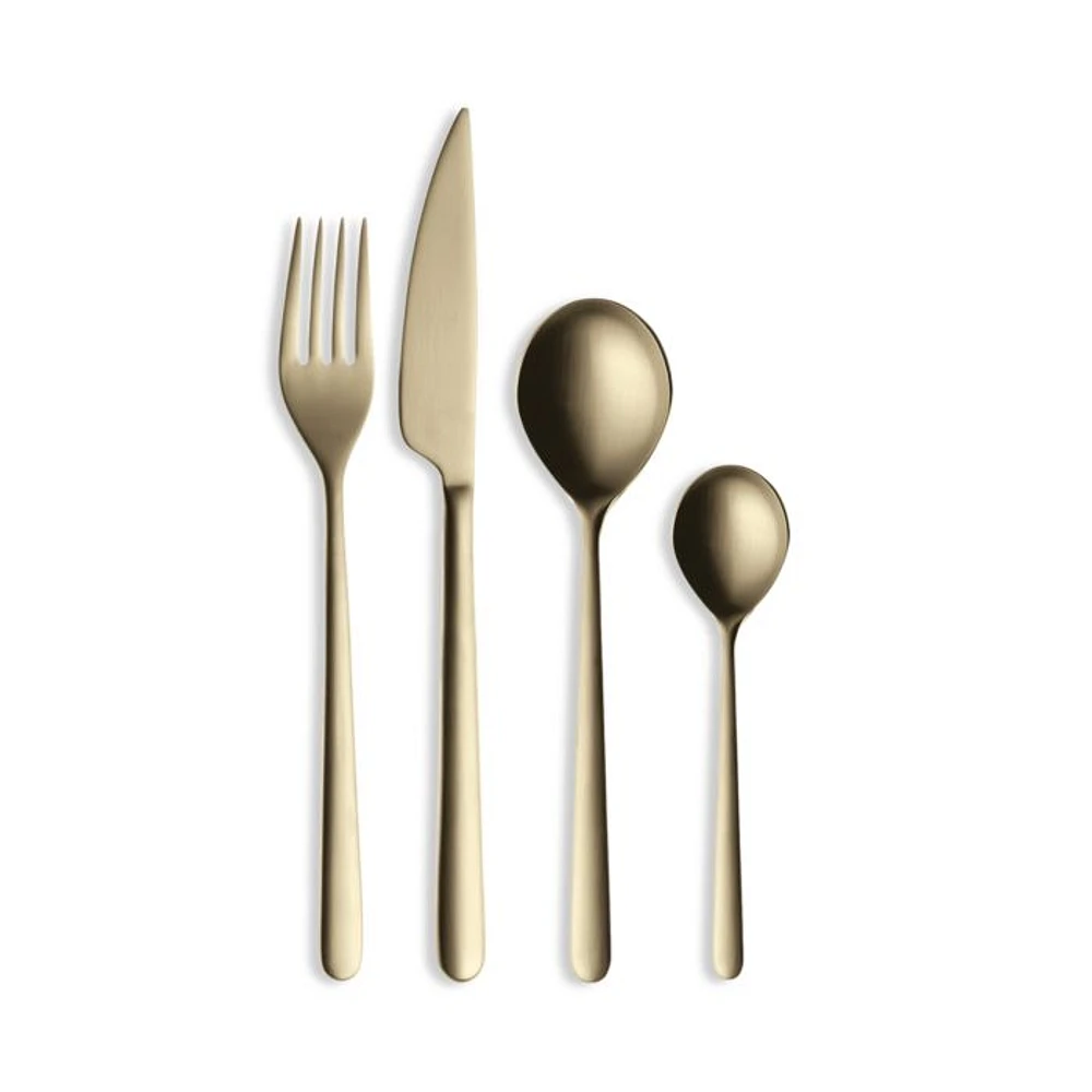 Linea Champagne 5-Piece Place Setting