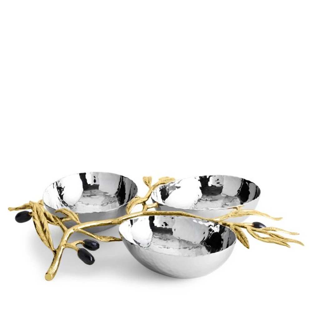 Olive Branch Triple Dish