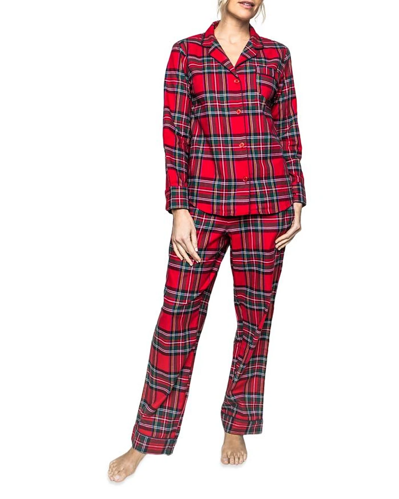 Cotton Imperial Tartan Flannel Pajama Set