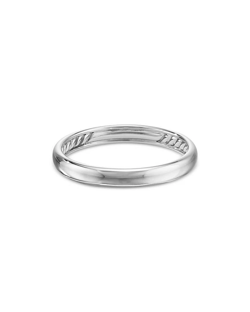Men's 18K White Gold Classic Band