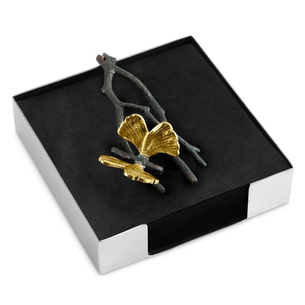 Butterfly Ginkgo Cocktail Napkin Holder