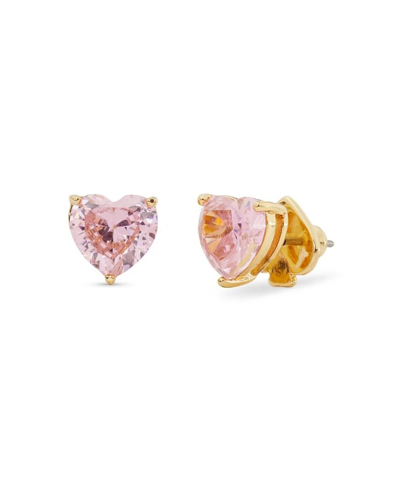 My Love Color Heart Stud Earrings