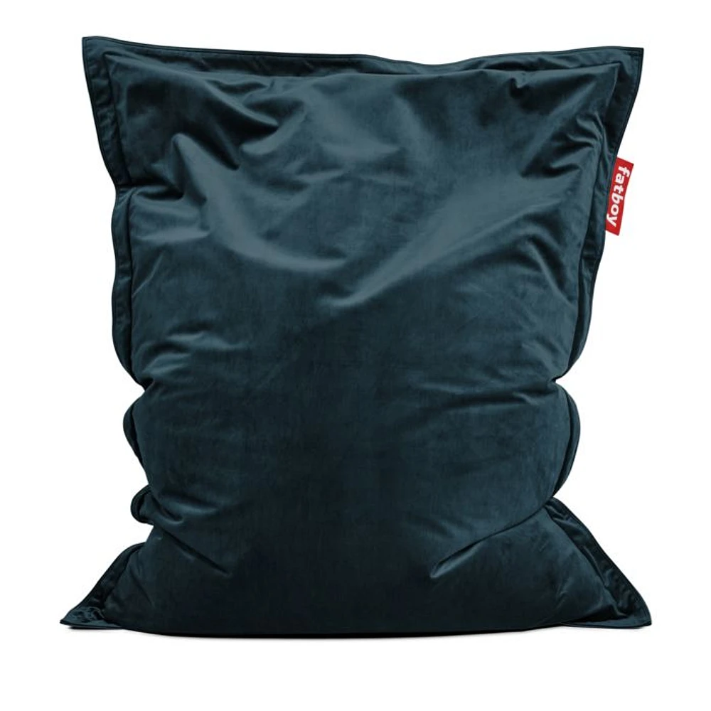 Slim Velvet Bean Bag Chair