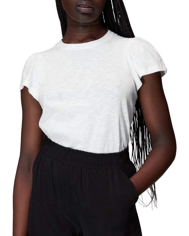 Flutter Sleeve Cotton Tee