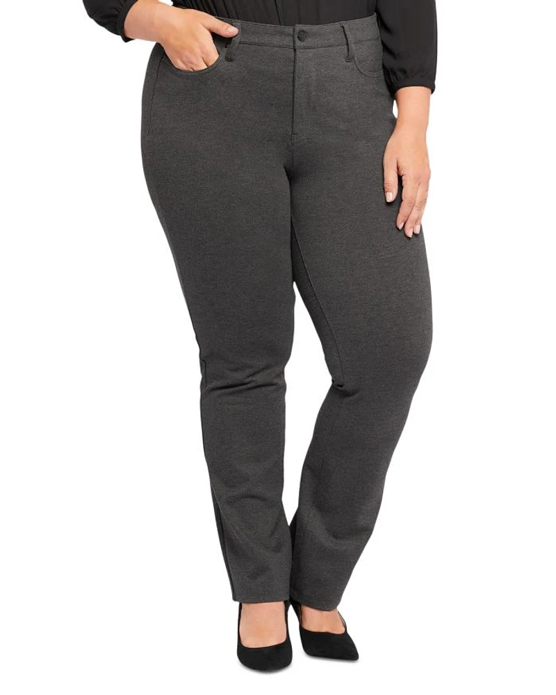 Marilyn Compression Ponte Straight Pants