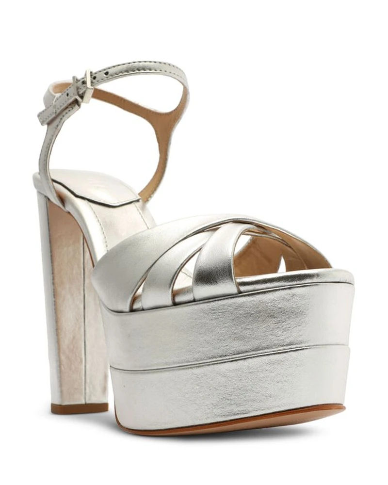 Women's Keefa High Crossover Heel Platform Sandals